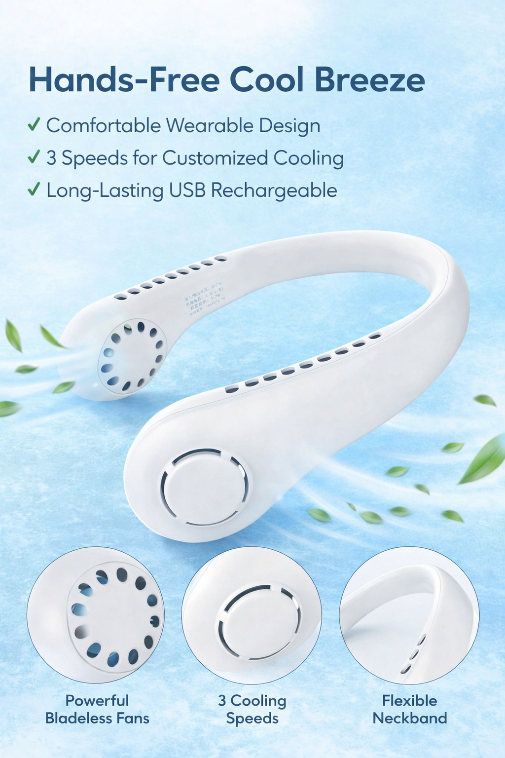 Vaneless Neck Hanging Fan